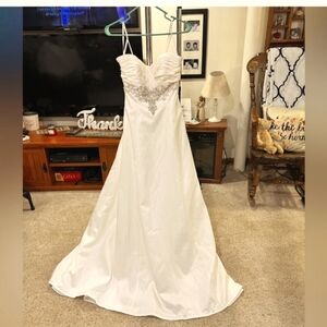 NWT Beautiful Dress & Veil